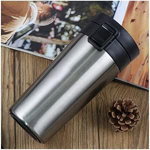 Amazon サーモスコーヒーマグ二重壁ステンレスタンブラー真空フラスコボトルサーモティーマグサーモスマグサーモカップ Silver 水筒 マグボトル オンライン通販