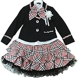 【オールシーズン】 formal wear(フォーマルウエア)女児フォーマル3点スーツ ジャケット&ブラウス&スカート 120cm /ブラック NO.BF-59600