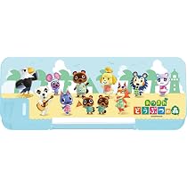 Amazon | 三菱鉛筆 筆箱 あつまれどうぶつの森 両開き DMS2 P1802BT111
