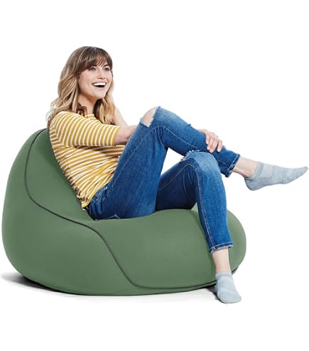 Amazon.co.jp: Yogibo Lite ヨギボー ライト オリーブグリーン ビーズ