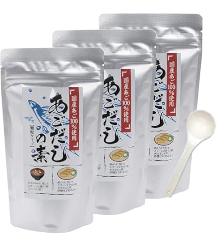 Amazon.co.jp: オカベ 国産あご100％使用 あごだしの素 120g×3個セット