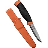 モーラナイフ (Morakniv) コンパニオン ヘビーデューティー ステンレス 刃厚3.2mm アウトドアナイフ キャンプナイフ (バーントオレンジ)