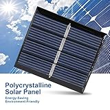 0.36W 2個 ミニソーラーパネル 太陽バッテリー 多結晶太陽電池パネル DIYバッテリー DIY電源モデル 充電器 モジュールクリップキット 連続制御装置 非常灯 広告灯