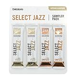 D'Addario WOODWINDS (ダダリオウッドウインズ)ジャズセレクト ソプラノサックス リード サンプラーパックF2M F2H UF2M UF2H DSJ-I2M