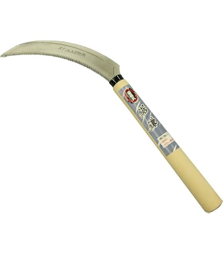 Amazon | 浅香工業 宝長久 中厚鎌 180mm 全鋼 グリップ付 | かま