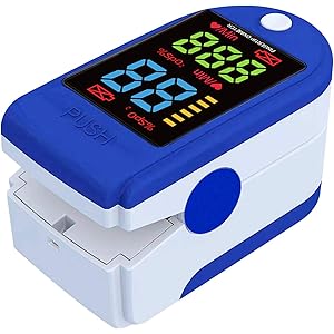 【医療機器認証】2021年最新 データー表示機 パルス*オキシ*メーター 日本製 家庭用 高精度 軽量 使いやすく 在宅…