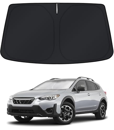 LUNQIN Custom Fit Car Sun Shade For Subaru Crosstrek 2018-2025 - Foldable Windshield Sunshade, Heat Insulation & UV Protection - View #8