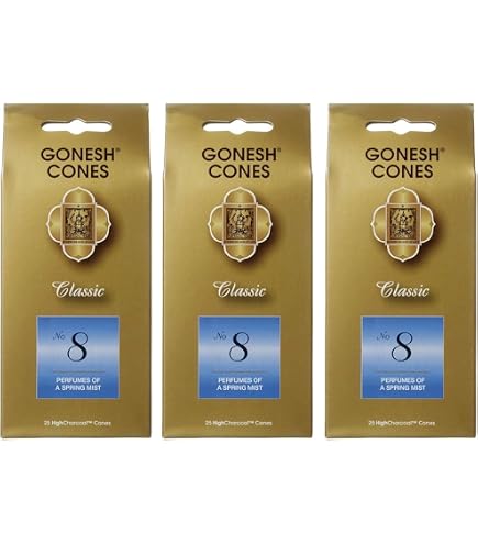 Amazon | ガーネッシュ GONESH クラシック No.12 お香コーン25ヶ入 6個
