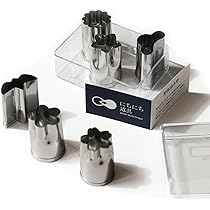 Amazon｜にちにち道具 野菜抜き型 6個入 ケース付 大 ステンレス 食洗