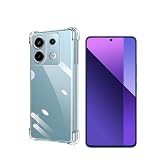 対応 Redmi Note 13 Pro 5G/POCO X6 5G 用のTPU保護ケース 軽量 衝撃吸収 傷つけ防止 携帯便利 滑り止めカバー 薄型 軽量 指紋防止 黄変防止 用 Redmi Note 13 Pro 5G/POCO X6 5G保護ケース 耐衝撃 落下防止 傷つけ防止 四隅滑り止 レンズ保 対応 Redmi Note 13 Pro 5G/POCO X6 5Gスマホケース（クリア）