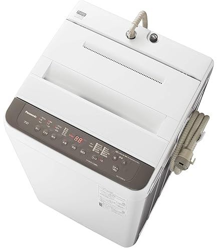 Amazon.co.jp: パナソニック 7kg 全自動洗濯機 泡洗浄 ホワイト
