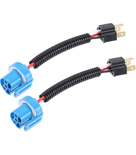 Halogen To LED Adapter 9007 HB5 Female Pigtail Wire Harness - Headlight Bulb Socket Plug Connector (2 Pack) Female Headlight Socket Connector - Foto 4