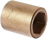 Ampco Safety Tools SS-3/8D17MM Socket, Standard, Non-Sparking, Non-Magnetic, Corrosion Resistant, 3/