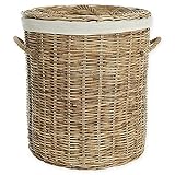 ラモントホームSaigon Large Hamper inナチュラル、クラシックRattan織り