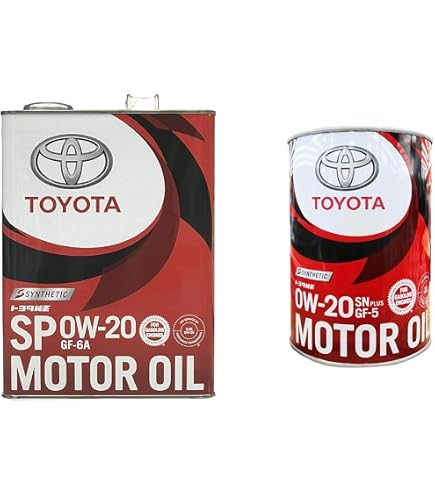 Amazon | TOYOTA純正モーターオイル SP 0W-20 4L 08880-13205 | 車用