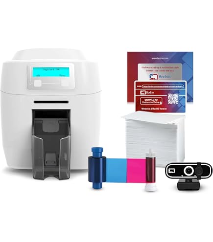 Amazon.co.jp: Evolis Badgy Badgy200 片面カードプリンター。 : 産業