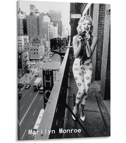 Amazon.co.jp: Buyartforless マリリン・モンローの希少な写真 ベッド