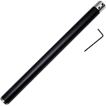 6-Piece Carbide Tipped Woodturning Tool Set With Handle - Rougher, Finisher, Detailer, Hollower, Parting Tool