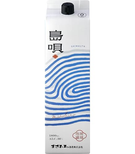 Amazon.co.jp: 泡盛 島唄 パック 25度 1.8L 1800ml 1本 まさひろ酒造