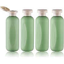 Cosywell 6.8oz Squeeze Bottles 2-Pack - Refillable Travel Containers For Shampoo & Toiletries