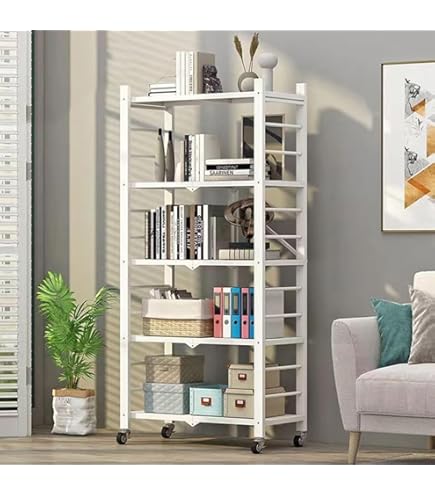 Amazon.co.jp: 折りたたみスチールラック 幅70cm 5段 メタルラック