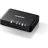 エレコム スイッチングハブ ギガビット対応 3ポート 電源外付モデル ブラック EHC-G03PA2-SB