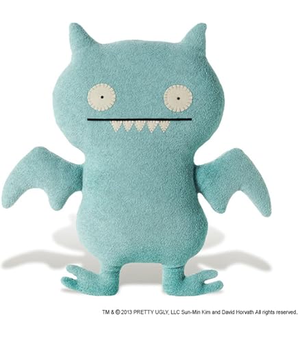 Uglydolls – Peluche Babo Con Busta E Adesivo – 26,5 Cm – Morbido E Collezionabile