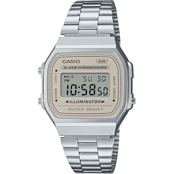Amazon.co.jp: Casio A168WEM-7DF デジタルクォーツ シルバー