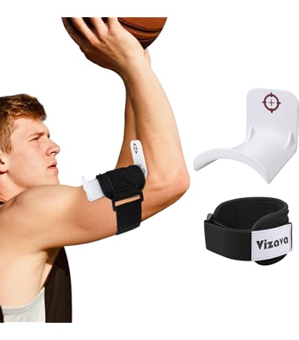 thumbnail image 2 of Shiyode Basketball Shooting Aid Strap (2 Pack) - Elbow Correction Trainer For Proper Shooting Form 2 of 12