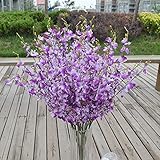 TOPmountain 人工シミュレーション シルクの花 ダンシングオーキッドブーケ ホームパーティー結婚式 リビングルームのインテリア