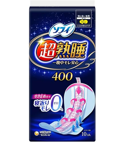 Amazon.co.jp: ソフィ 超熟睡ガード 360 12枚(くるっとテープつき