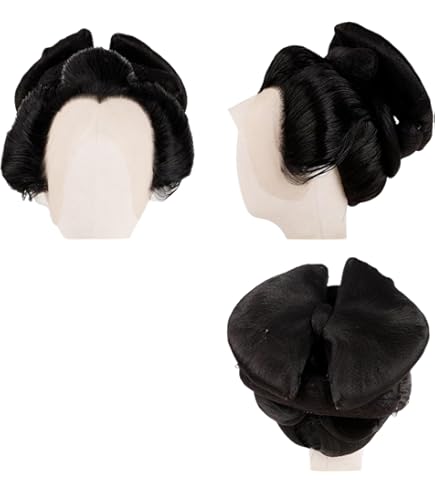 銀杏返し(黒髪、生え際網無しタイプ)中サイズ、中古舞踊かつら、大衆演劇かつら Amazon.co.jp: 日本髪かつら 銀杏返し 演劇 芸者 舞台 舞踊 : ビューティー