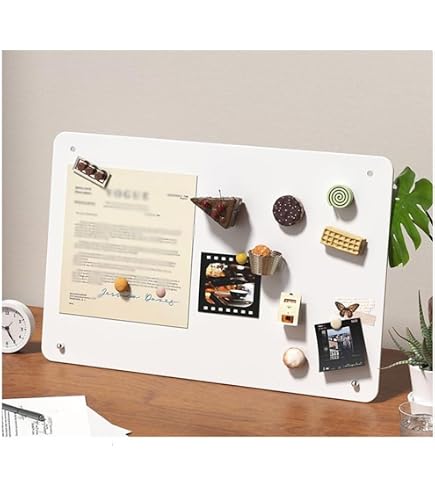 Navaris ホワイトボード マグネットボード 90 x 60 cm - マグネット