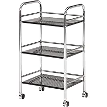 Amazon.co.jp: 不二貿易 キッチンワゴン ラック 3段 幅40×奥行32×高さ