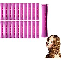 メ4445 【新品未使用】理容　床屋　パーマ　ロット Amazon.co.jp: パーマロッドセットヘアパーマロッド20本 5サイズ