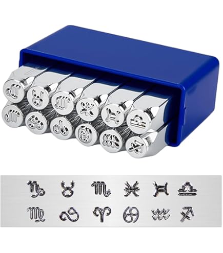 s Impressart Stamps ImpressArt Geometric Zodiac Signature