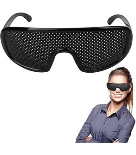 トレーニングメガネ Amazon.co.jp: [Hi_State_Clear] ピンホールメガネ (3種類セット