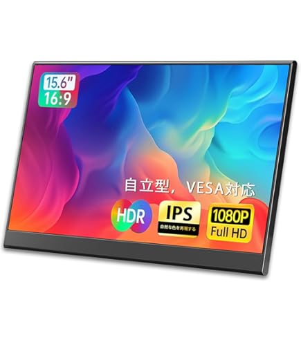 Amazon.co.jp: NexiGo 15.6インチポータブルモニター、フルHD 1080P