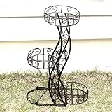 フラワースタンドS型ポット3点【プランタンシリーズ-PRINTEMPS】（フラワースタンド　アンティーク）