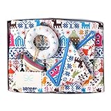 ボボ BOBO シェニール織 ブランケット+ハンカチ+ドーナツガラガラ ギフトセット 6336