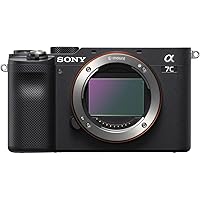 Sony 索尼 世界全尺寸无反光镜单眼 α7C 机身 黑色 ILCE-7C B【让追尾的瞳孔AF不错过】