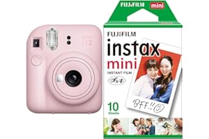 【セット】 FUJIFILM チェキ インスタントカメラ instax mini 12 ブロッサムピンク + チェキ用フィルム 10枚入 INSTAX MINI JP 1