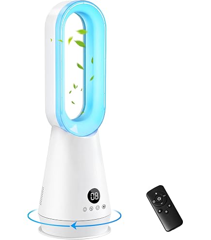 Amazon | 羽根なし扇風機タワーファン DCモーター搭載 空気清浄機付き
