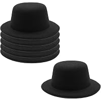 Mini Black Top Hats Plastic Top Hats 