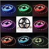 [新しいデザイン] lightingwill Side View RGB LEDストリップライトsmd020 16.4 Ft ( 5 m ) 300個60led / M dc12 V 14.4 W 2