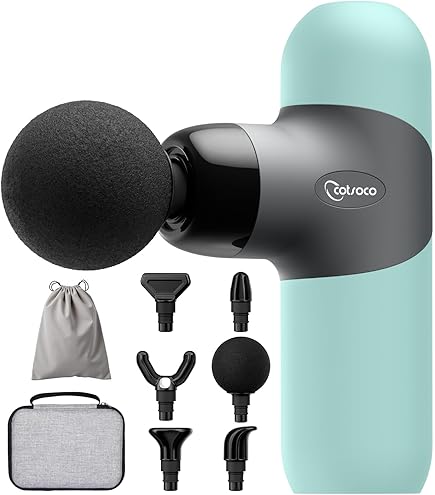 Amazon.co.jp: cotsoco 筋膜リリースガン8mm振幅 4段階強力振動 6つの