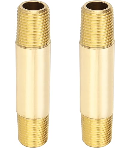 Amazon.co.jp: PATIKIL 2個 ニップル おねじ 1/8