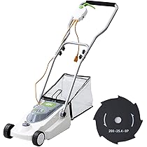 Amazon.co.jp: [山善] ロータリー式 芝刈機 AC電源 替刃1枚増量