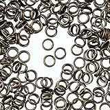 ファイニエ 二重丸カン アンティーク 4mm 1000個 セット 金古美 2重 マルカン パーツ 接続金具 キーホルダー 金具 ハンドメイド アクセサリー AP2602