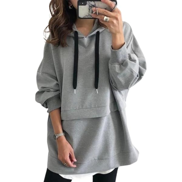 Amazon.co.jp: [フェイミー] ゆったり パーカー 大きいサイズ
